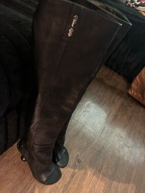 Shoemint Black Over-the-Knee Women's Boots